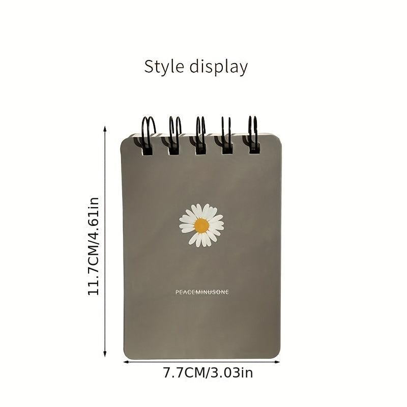 Mini A7 Notebook Flower Print Portable Notepad Pocket Small Notebook