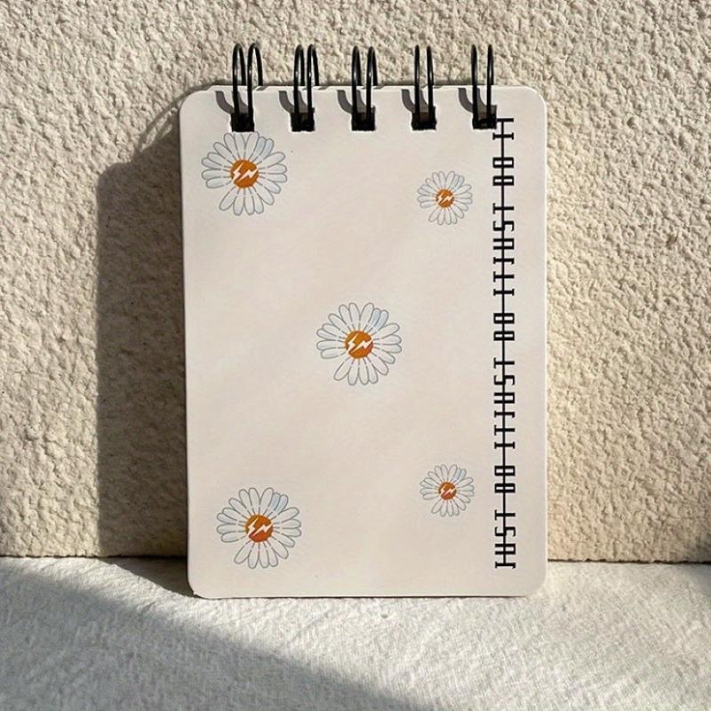 Mini A7 Notebook Flower Print Portable Notepad Pocket Small Notebook