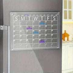 Acrylic Weekly Planner Board Magnetic Dry Erase