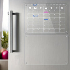 Acrylic Weekly Planner Board Magnetic Dry Erase