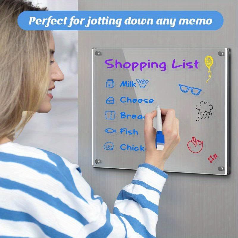 Acrylic Weekly Planner Board Magnetic Dry Erase