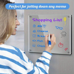 Acrylic Weekly Planner Board Magnetic Dry Erase