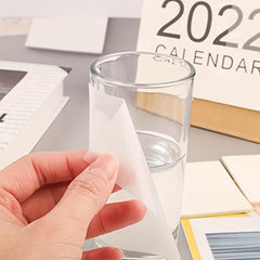 4pcs 200 Transparent Sticky Notes Waterproof Writable 7 62 7