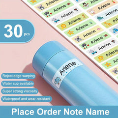 Custom Name Tag Sticker Waterproof MEDIUM Size - Personalized Labels