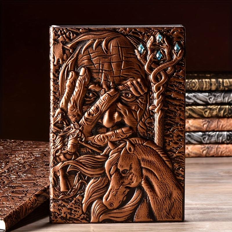 A5 Embossed Notebook Retro Diary with Magical Touch