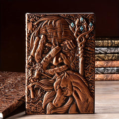 A5 Embossed Notebook Retro Diary with Magical Touch