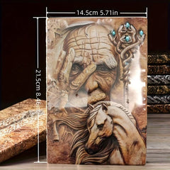 A5 Embossed Notebook Retro Diary with Magical Touch