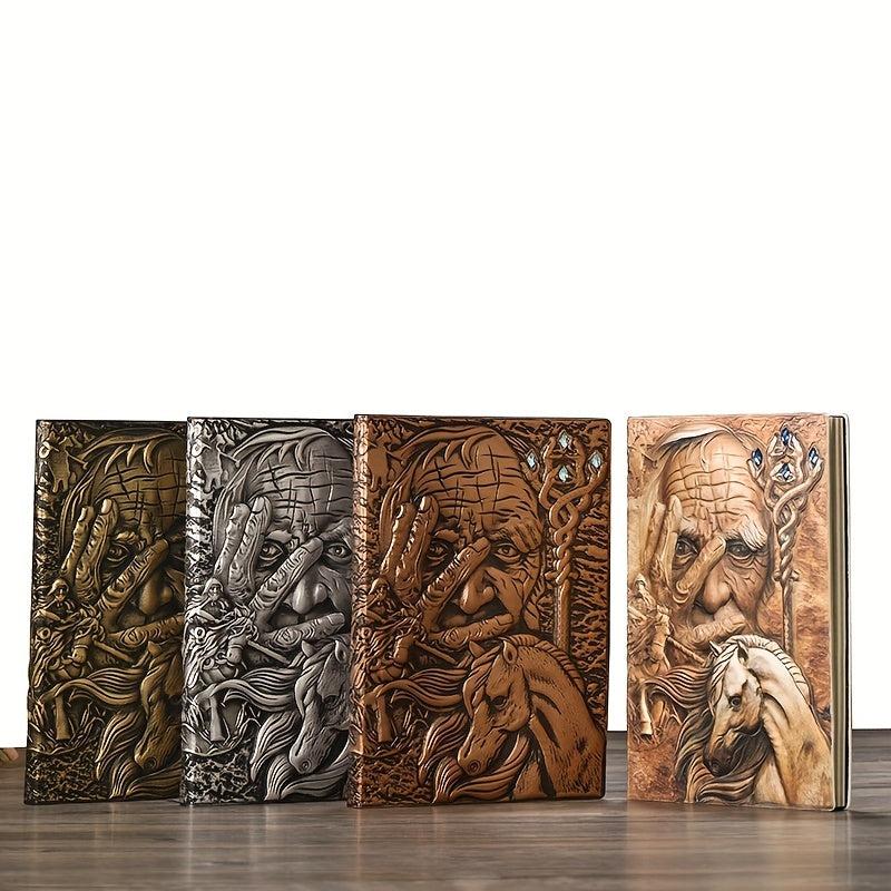 A5 Embossed Notebook Retro Diary with Magical Touch