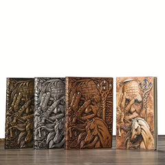 A5 Embossed Notebook Retro Diary with Magical Touch