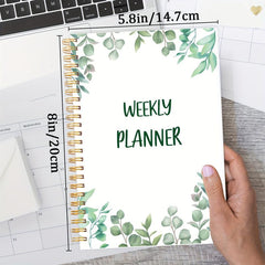 Weekly Goals Schedule Planner Checklist Notebook Organizers Habit Tracker