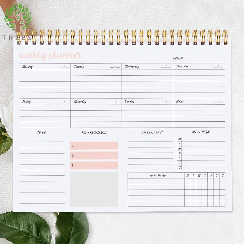 Weekly Planner Notepad 9.5x7.8