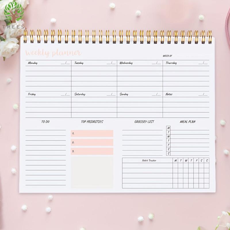 Weekly Planner Notepad 9.5x7.8