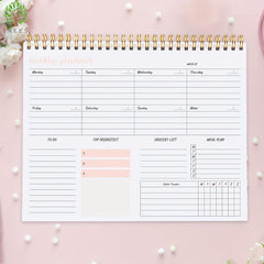 Weekly Planner Notepad 9.5x7.8