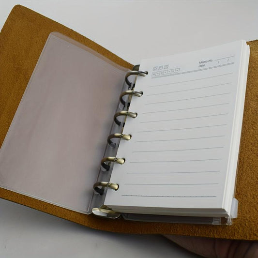 Vintage Leather Note Book 96 Sheets Cowhide Plan Note