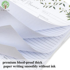 Trees Magnetic Weekly Meal Planner 52 Tear Off Sheets