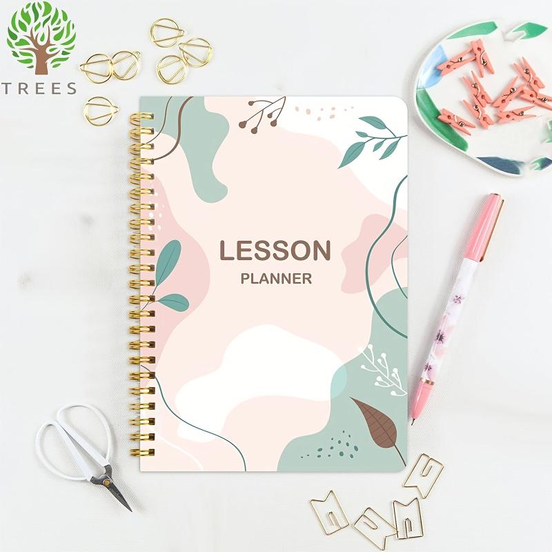 Teacher Planner Notebook Academic Lesson Plan & Record Book 8.5x5.5 Inches