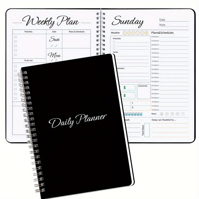 Trees Daily Weekly Planner with Hourly Schedule