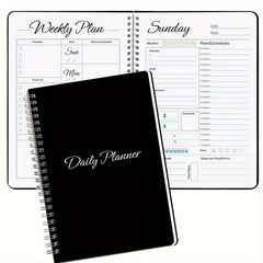 Trees Daily Weekly Planner with Hourly Schedule