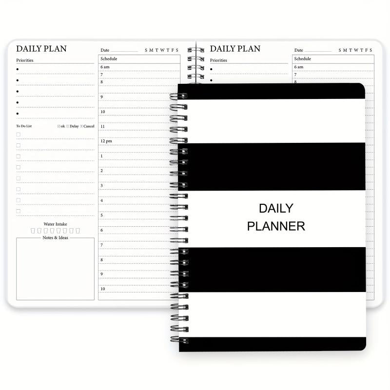Trees Daily Weekly Planner with Hourly Schedule