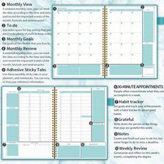 1pc Undated Weekly Schedule Planner 53 Weeks
