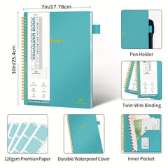 1pc Undated Weekly Schedule Planner 53 Weeks