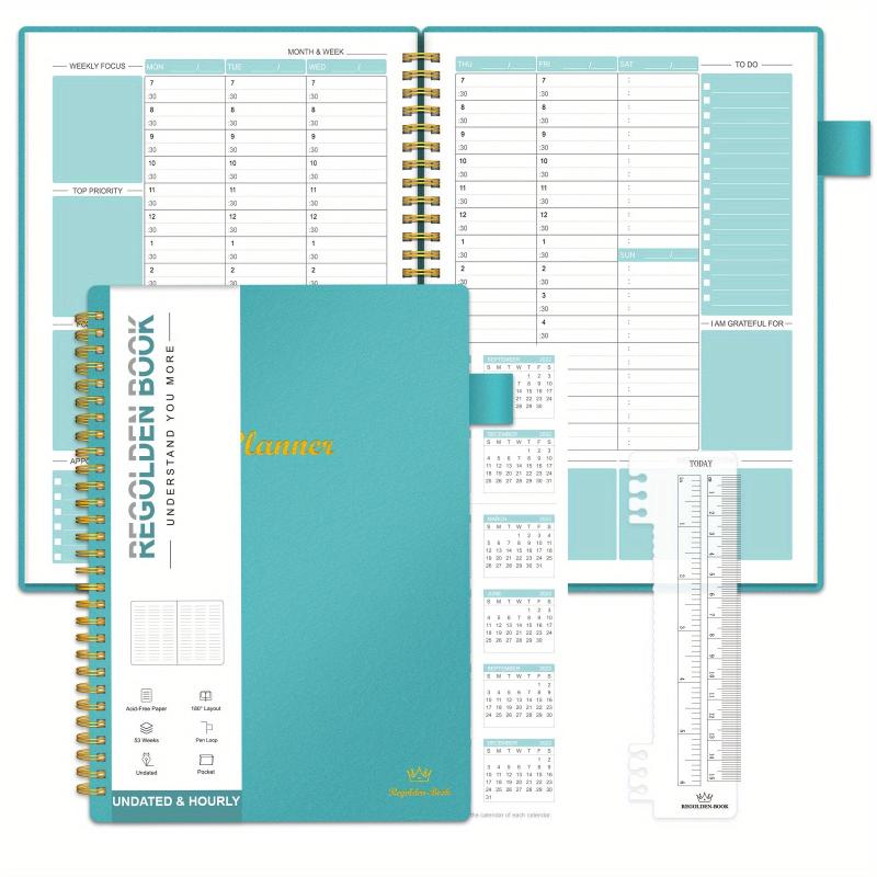1pc Undated Weekly Schedule Planner 53 Weeks