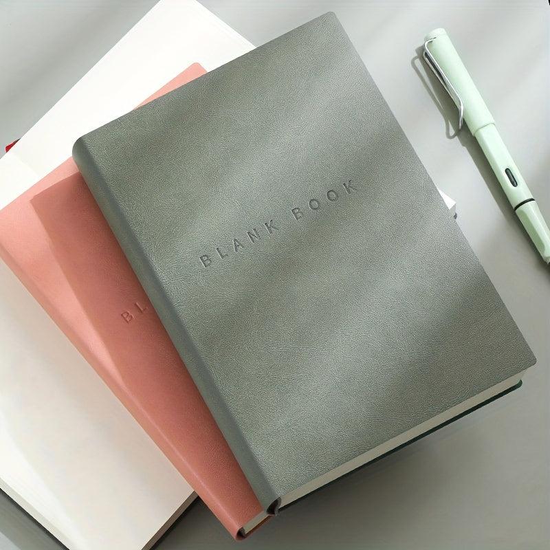 A5 Soft Leather Notebook for College Students
