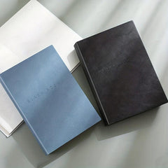 A5 Soft Leather Notebook for College Students