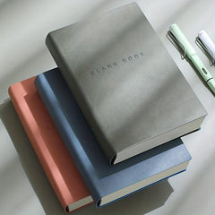 A5 Soft Leather Notebook for College Students