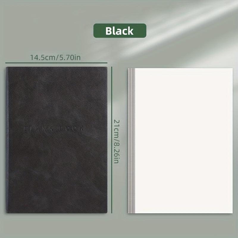 A5 Soft Leather Notebook for College Students