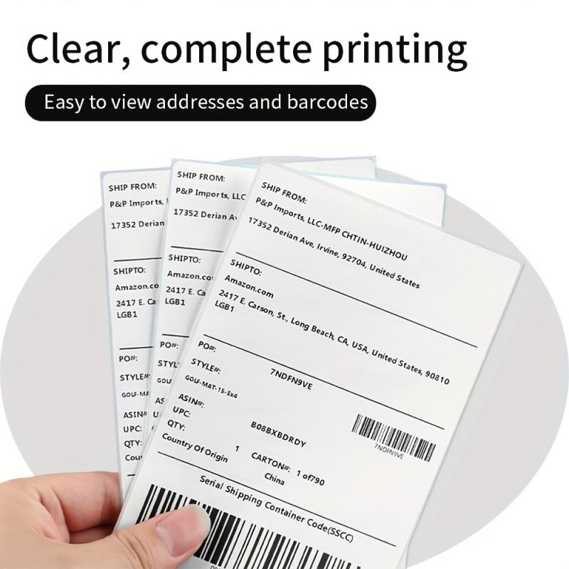 500 16x10cm Direct Thermal Labels Waterproof