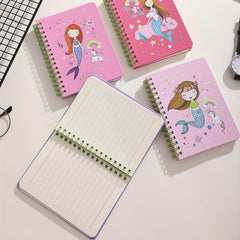 Mermaid Spiral Coil Notebook for Students