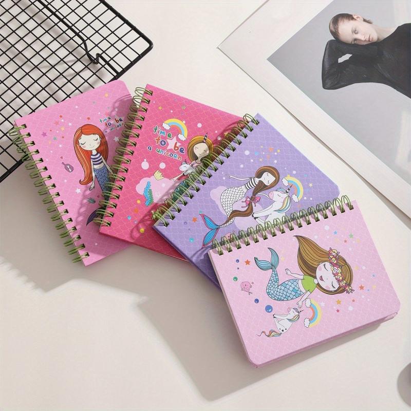 Mermaid Spiral Coil Notebook for Students