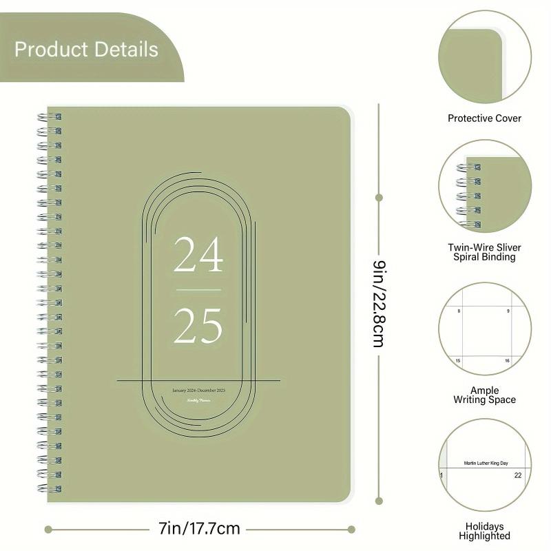 Calendar Planner Monthly And Weekly Planners July June 22 X 27