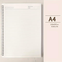 Thickened A5/B5/A4 Horizontal Line Notebook