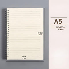 Thickened A5/B5/A4 Horizontal Line Notebook