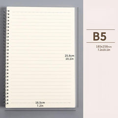 Thickened A5/B5/A4 Horizontal Line Notebook