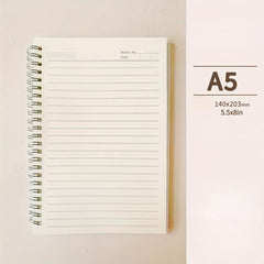 Thickened A5/B5/A4 Horizontal Line Notebook