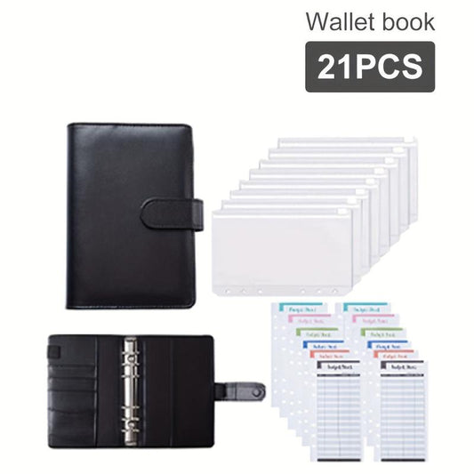 Budget Binder with 8 Zipper Pouches 12 Budget Sheets