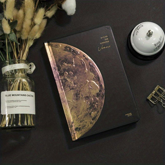 3D Embossed Moon Notebook Creative Diary Book