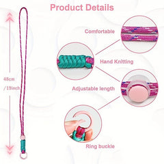 Yiflin Heavy Duty Braided Lanyard for Keys, Keychains, Phone - Women