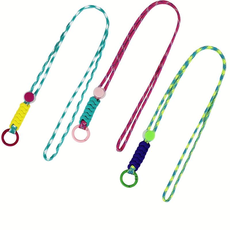 Yiflin Heavy Duty Braided Lanyard for Keys, Keychains, Phone - Women
