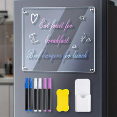 Acrylic Magnetic Blank Board Calendar For Fridge
