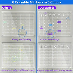 Acrylic Calendar Board Magnetic Dry Wipe Board