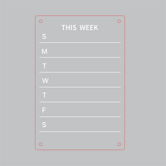 Acrylic Calendar Board Magnetic Dry Wipe Board