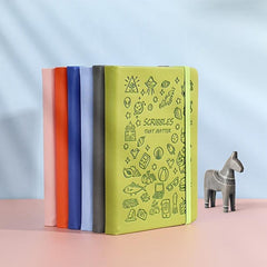 A6 Hardcover Pocket Notebook Ruled 200 Pages