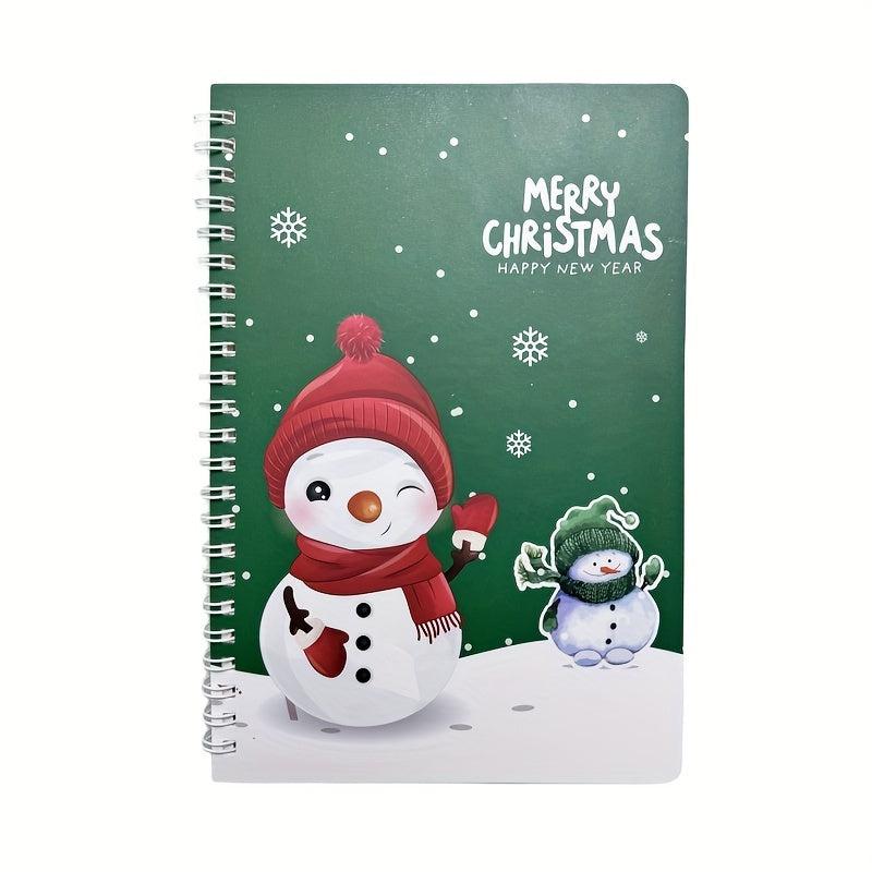 1pc Christmas Cartoon Coil Book A5 Notebook Students Prizes