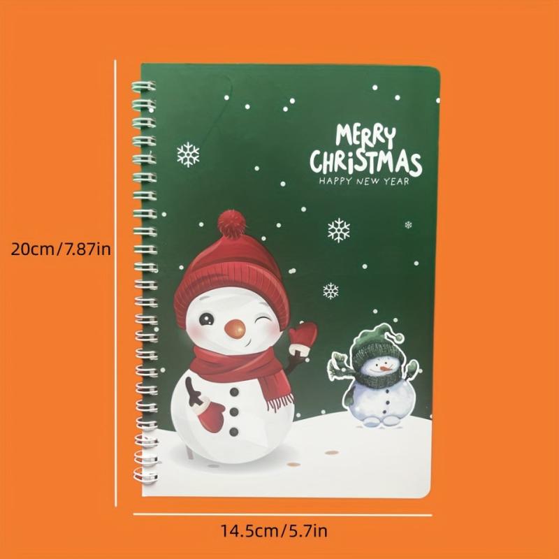 1pc Christmas Cartoon Coil Book A5 Notebook Students Prizes