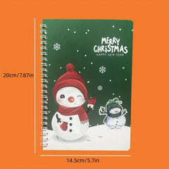 1pc Christmas Cartoon Coil Book A5 Notebook Students Prizes