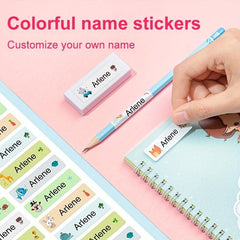 Custom Name Stickers Waterproof Labels Animal Tags Pack Of 120 180pcs